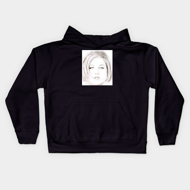 Jennifer Anniston Kids Hoodie by Grant Hudson